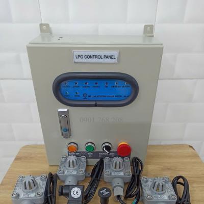 TỦ BÁO RÒ GAS KẾT NỐI 4 KÊNH ĐẦU DÒ PHÒNG NỔ T-300